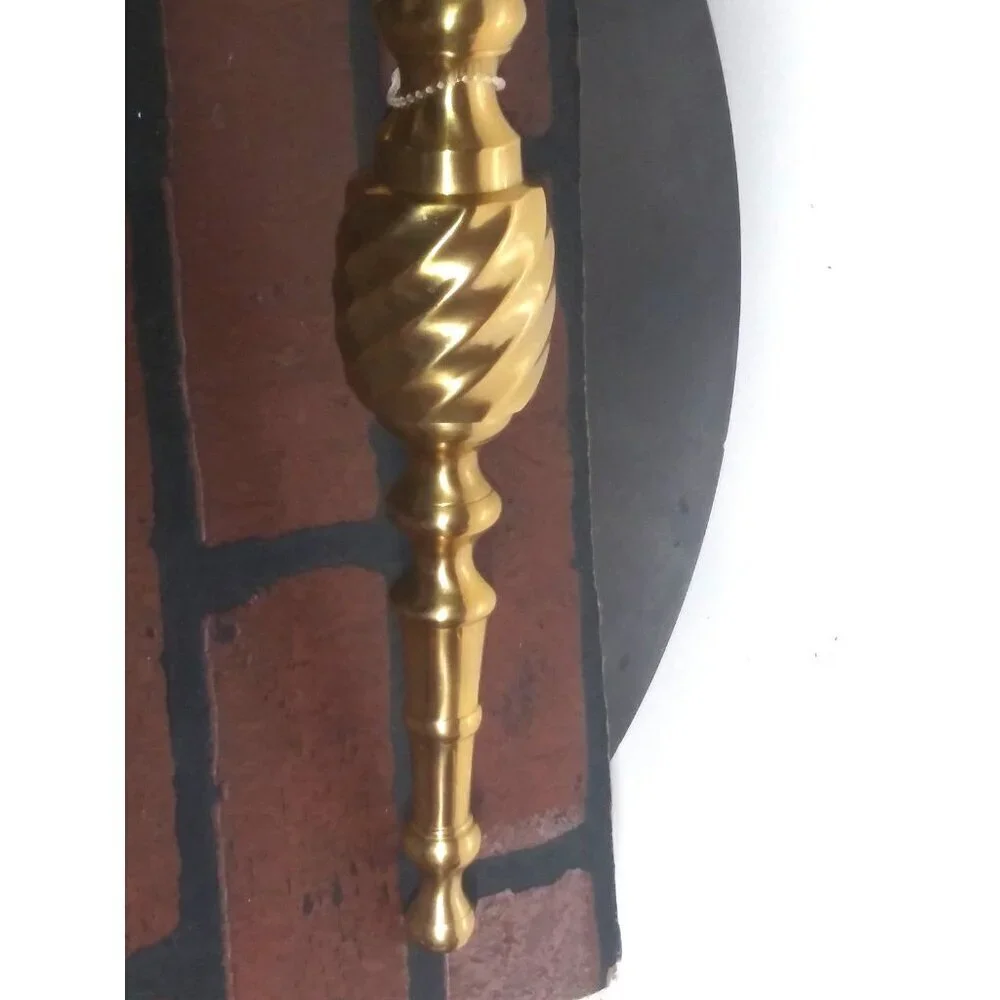 Pier 1 Brass Candle Holder SOLID BRASS Sconce Wall Mount Vintage India NEW